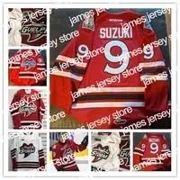 College wear 23 James Custom CCM #9 Nick Suzuki OHL GUELPH STO Hockey Jerseys Race Vintage #19 Isaac ratcliffe #6 nate schnarr #5 Dmitri S