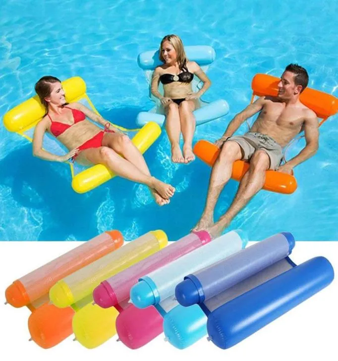 Opblaasbare zwemstoel voor volwassenen Watermatras Strandbed Buitensporten Zwembad Drijft Boia Piscina3638672