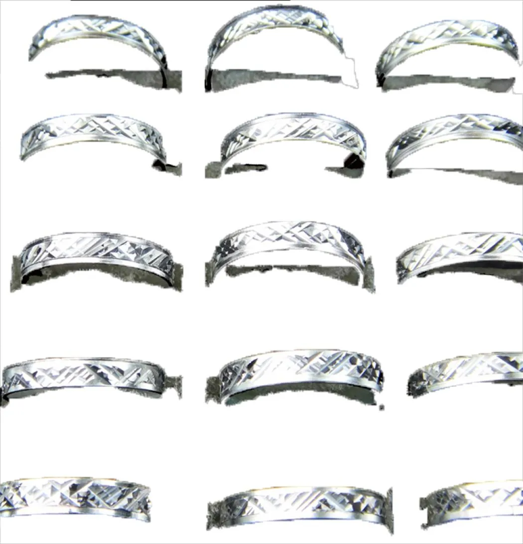 2016 NIEUWE Mode 200 stks Party Ball Carving Goedkope Aluminium Ringen Hele Sieraden Veel Gemengde Stijl 9341518