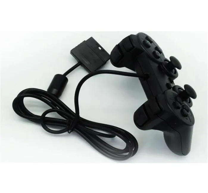 JTDD PlayStation 2 유선 JoyPad 조이스틱 게임 컨트롤러 PS2 콘솔 게임 컨트롤러 DHL1144186의 이중 충격