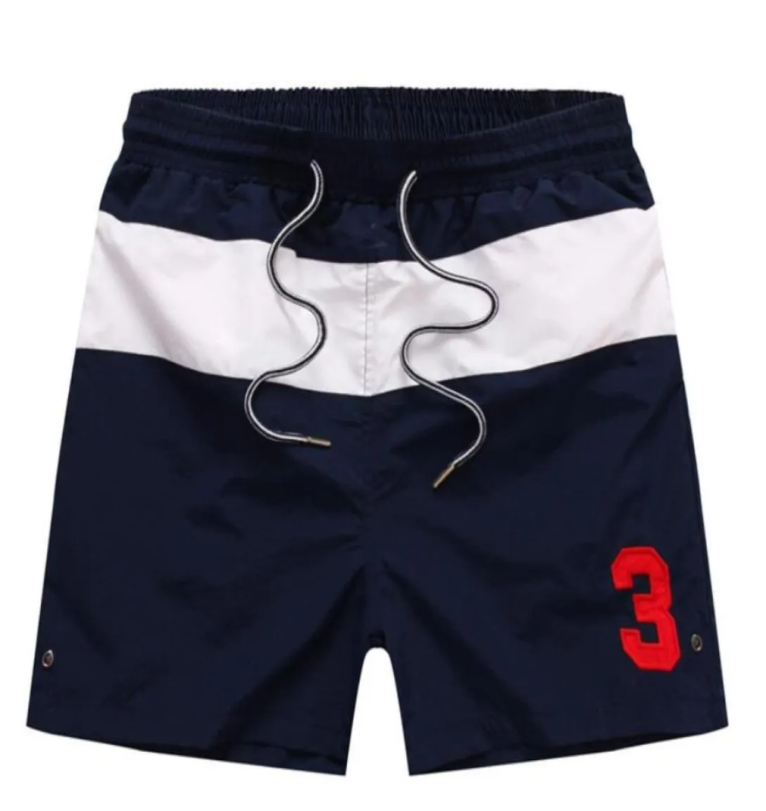 Men de verano entero Polo Short Swimwear Brand Nylon Beach Small Swim Wear Board Pants6307619