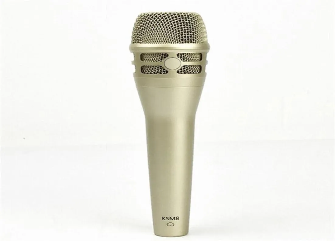 Toppkvalitet kabeldragen dynamisk kardioid KSM8 Professionell live sång dynamisk trådbunden mikrofon karaoke mikrofono mike mic1515349