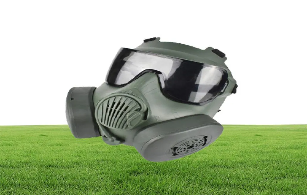 Outdoor Tactical PC Mask med fans Paintball CS Games Airsoft Shooting Huting Face Protection Gear No033269301615