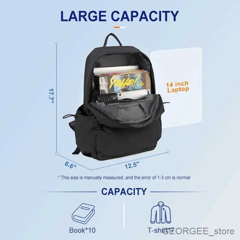 Mochila para laptop, mochila leve para mulheres, homens, escola secundária, mochila para adolescentes, fofa, faculdade, viagem, mochilas para laptop para meninas e meninos