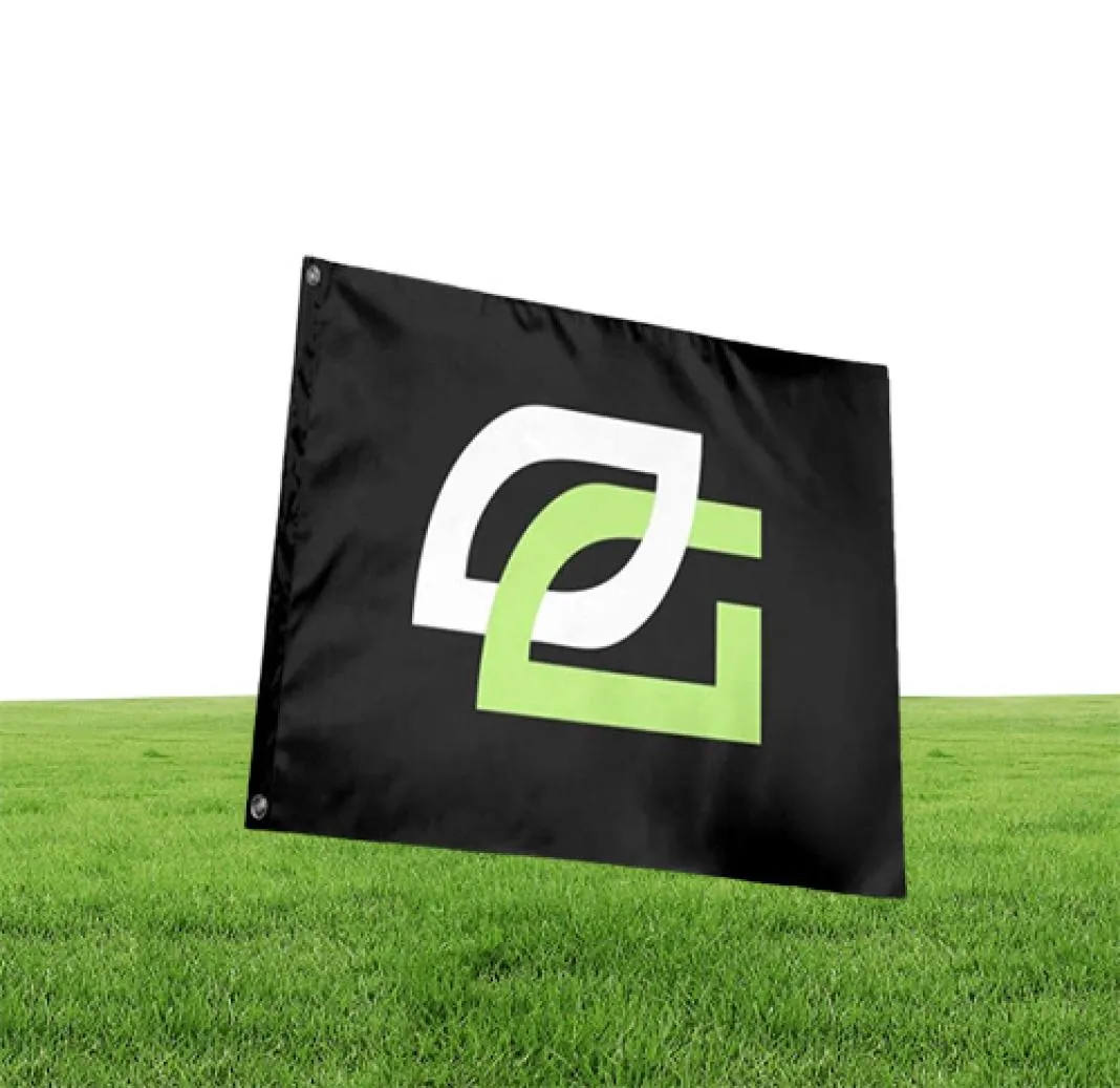 Optisch Gaming-logo Aangepaste lichtgewicht vlaggen Gepersonaliseerde binnenplaatsbord Boerderijfeestactiviteiten Binnen Buiten Decoratiebanner 7548267