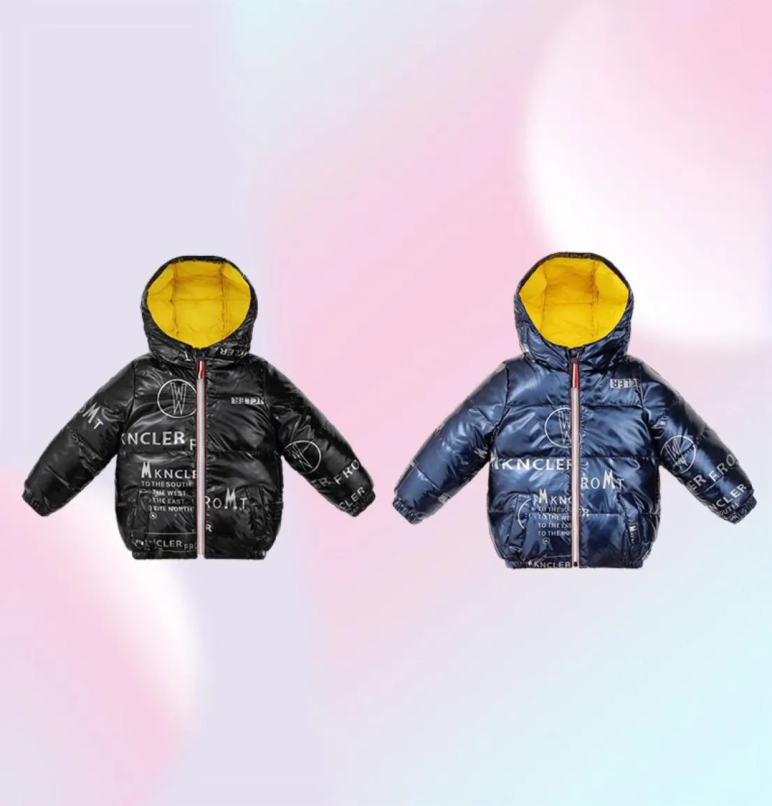 Winter Boys Girls Down Jackets Wysokiej jakości parkas 312 lat mody dziewczyna ciepłe snowsit z kapturem odzież wiejska kidat płaszcza parkas 21122294200880