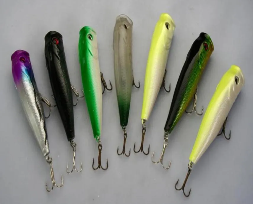 Lot40 Esche da pesca Crankbait TOPWATER Ganci popper 13g85cm04277095