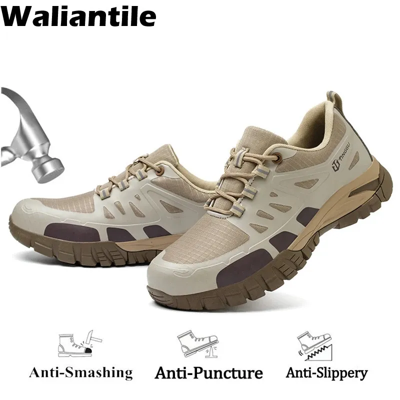 Waliantile 6kv Insulation Safety Shoes For Men Security Nonslip Working Boots Puncture Proof Steel Toe Indestructible Footwear 231225