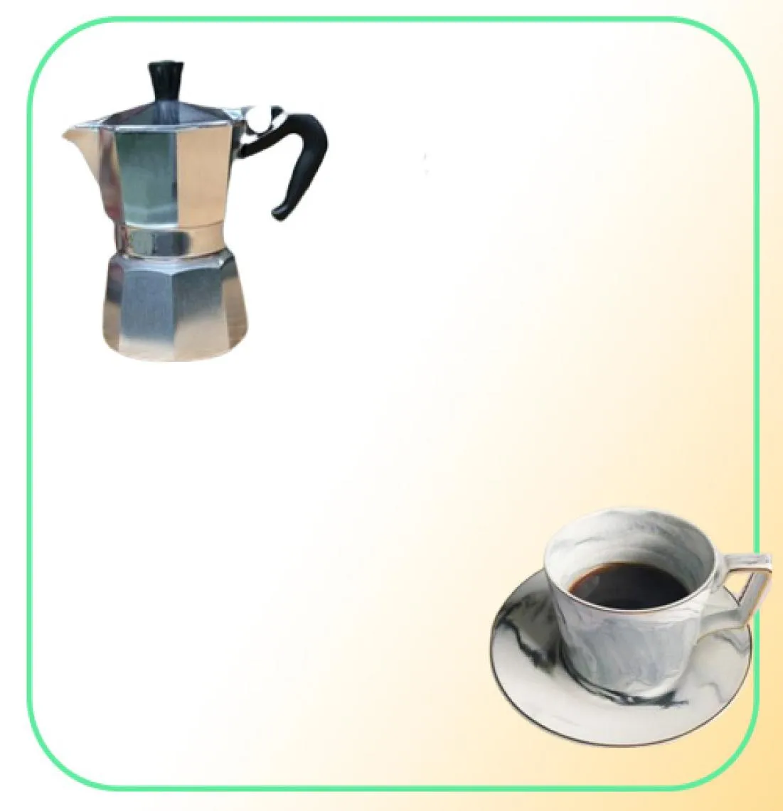 3cup6cup9cup12cup Coffee Maker Aluminum Mocha Espresso Percolator Pot Coffee Maker Moka Pot Stovetop Coffee Maker7957088