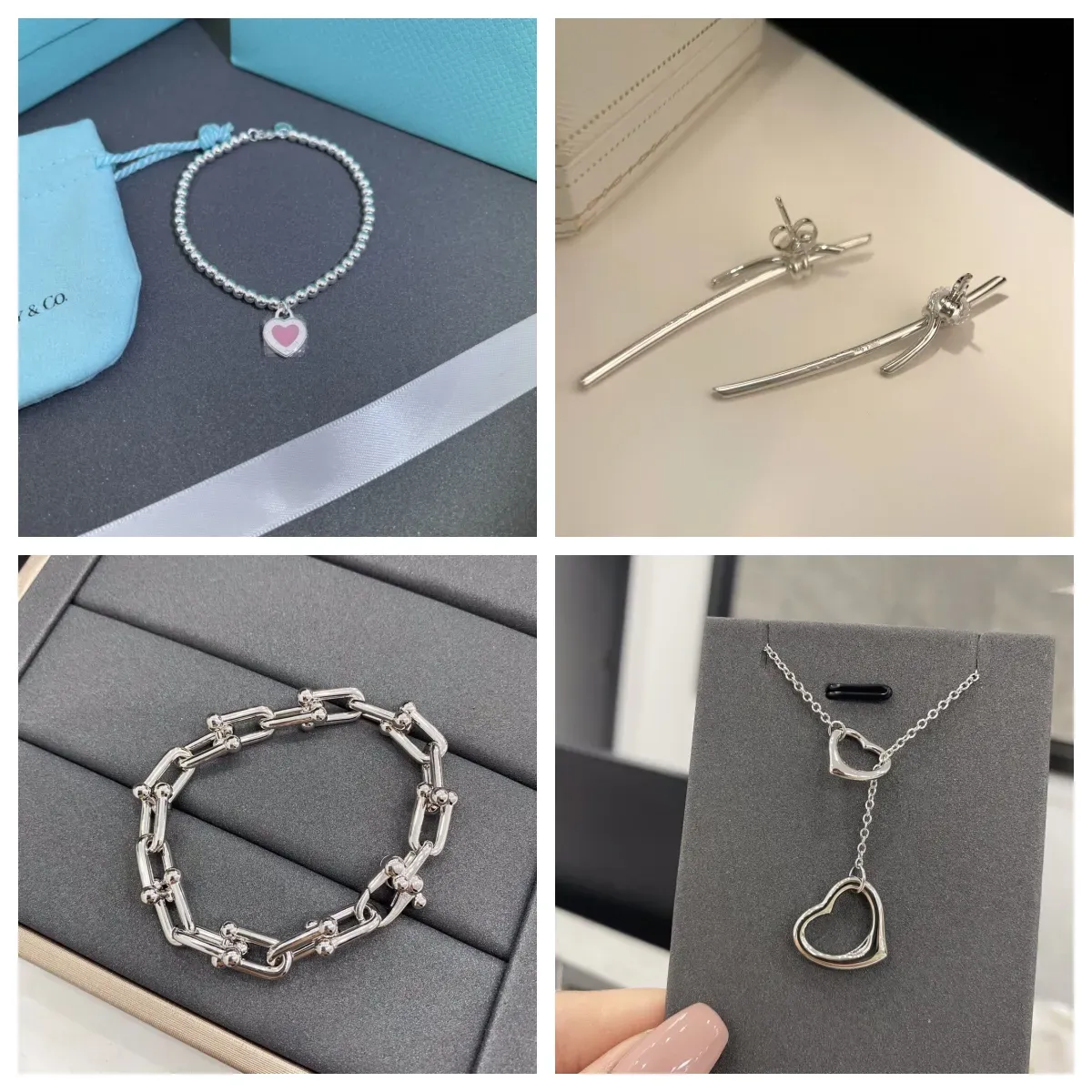 Nieuwe look ketting schattig hart ketting hanger choker armbanden liefde hart ketting oorbellen voor vrouwen sierlijke gouden sieraden accessoires kerstcadeaus voor haar