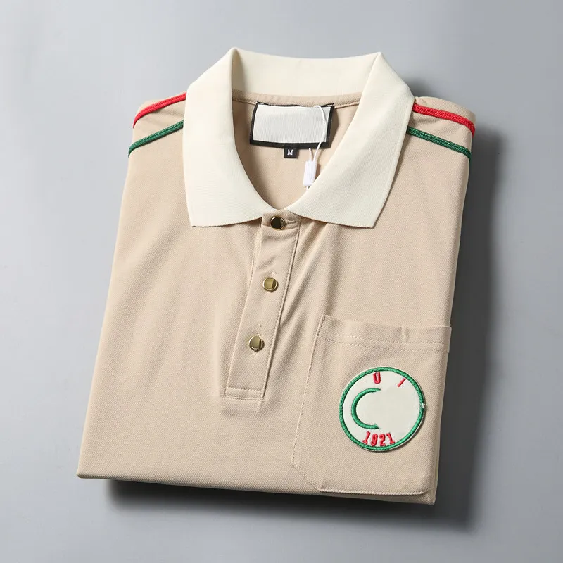 2024 Summer Brand Clothing Luxury Designer Polo Shirt Mens Casual Fashion Letter T-shirt High Street Men Polos Shirts