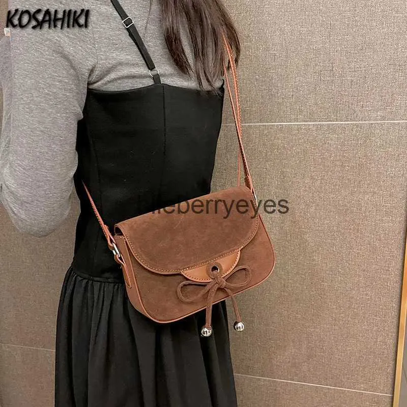 Umhängetaschen für Damen, Umhängetasche, mattiert, Vintage, lässig, alle Übereinstimmungen, trendige Handtaschen, Y2k-Ästhetik, elegante Mode, Schleife, Bagblieberryeyes