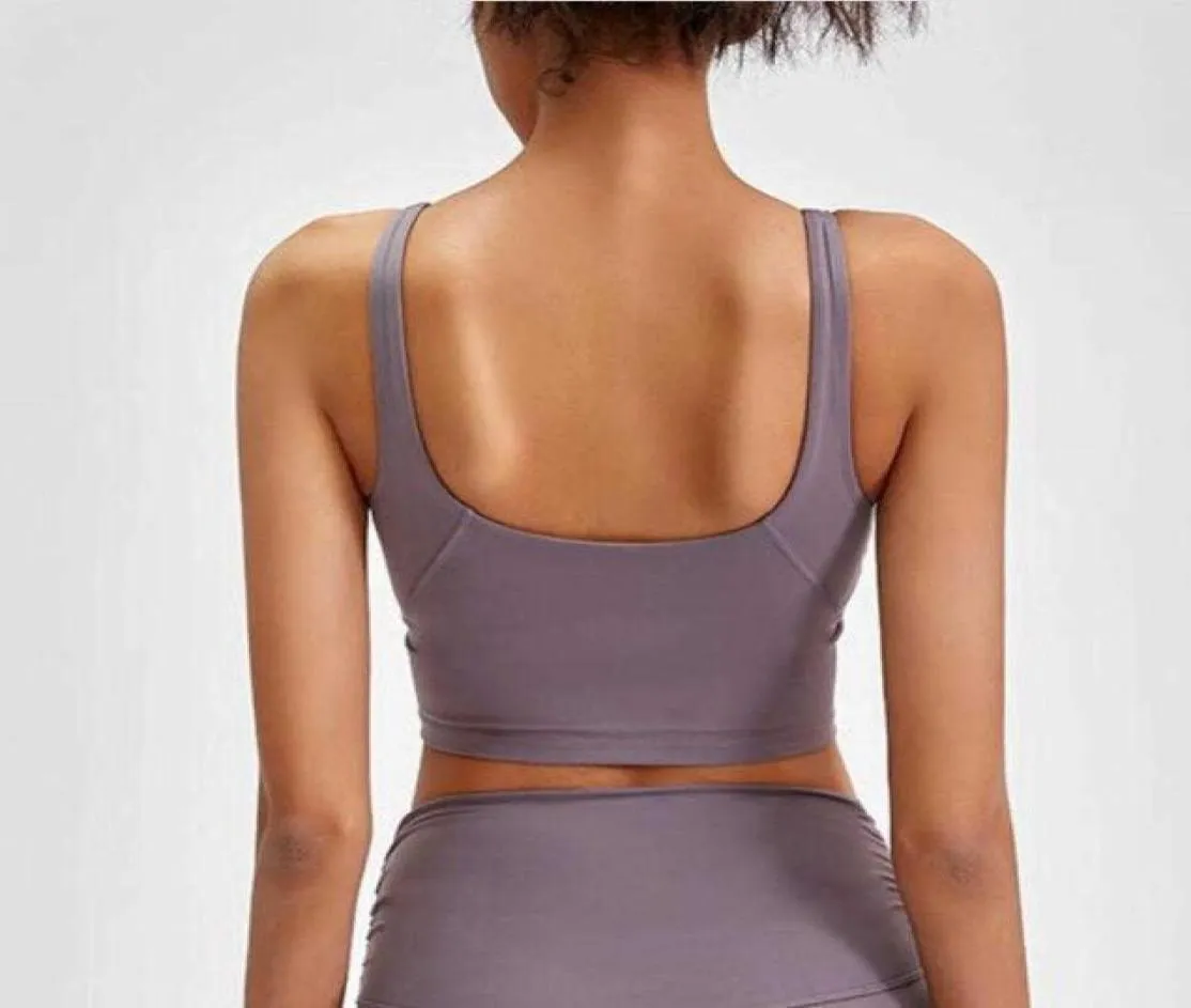 Vêtements de sport Femmes Sous-vêtements Réservoirs Camis Yoga Soutien-Gorge De Sport Antichoc Course Haute Résistance Fitness Entraînement U Dos Sexy Hauts Rembourrés 1953333