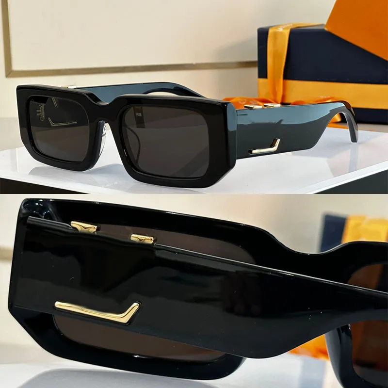 Modische und elegante Designer-Sonnenbrille mit quadratischem Acetatrahmen für Männer und Frauen mit Buchstabensymbol und Metallbuchstabenlogo auf den Bügeln Z2316U für Urlaubsreisen