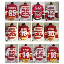 Hockey GH CCM Vintage Jersey guanghong Al Innis THEOREN FLEURY LANNY Mcdonald JAROME IGINLA GARY ROBERTS Mike Vernon Doug Gilmour Joe Nieuwendyk rare