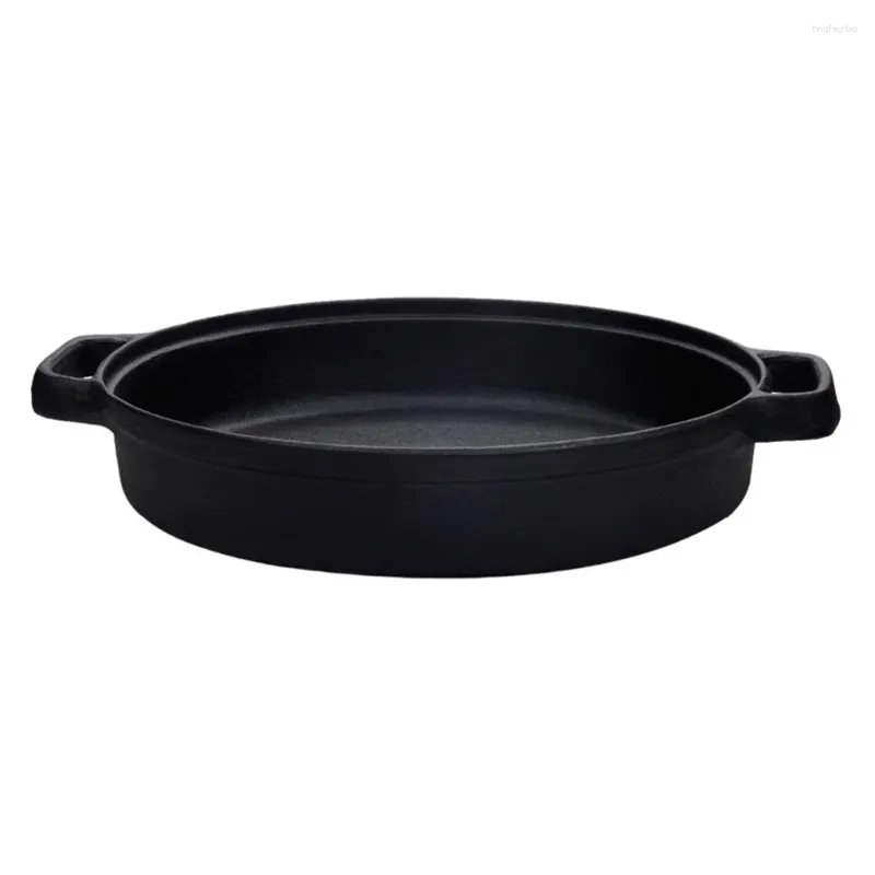 Pfannen Wok Blasenpfanne Gusseisen -Topf Haushalt Kochen Cooking Topf Tangine Töpfe Kessel Koreanisch für Pfanne Suppe