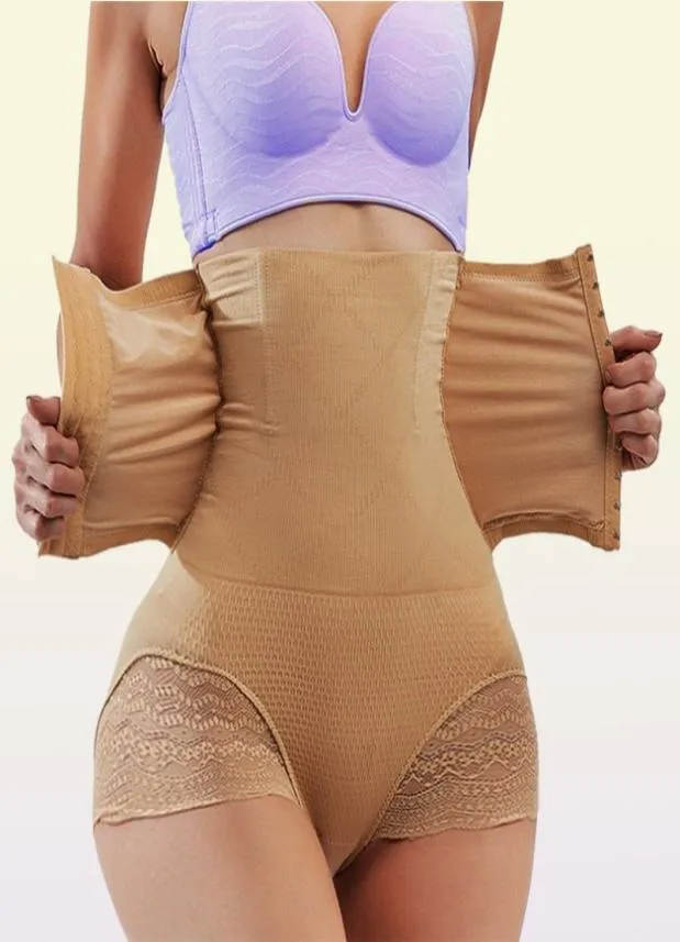 Guudia Tummy Control Brass Mujeres Shoper Body Waper Pantalones de chalato alto Costrando Cantera Postparto Brasas Entrenador de cintura 2207026838897