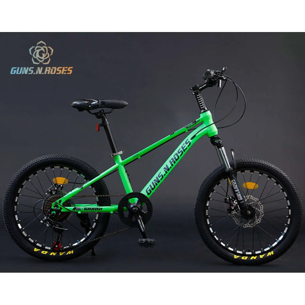 Gun Flower Bicycle 20 Inch Mountain Student Male and Female Children's 6-12-åriga skivbromschockdämpare Pendlarcykel