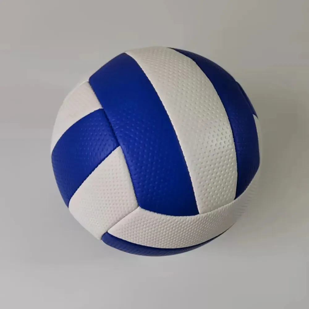 サイズ5青と白のバレーボールマルチパーソンチームスポーツコンペティショントレーニングバレーボール231227