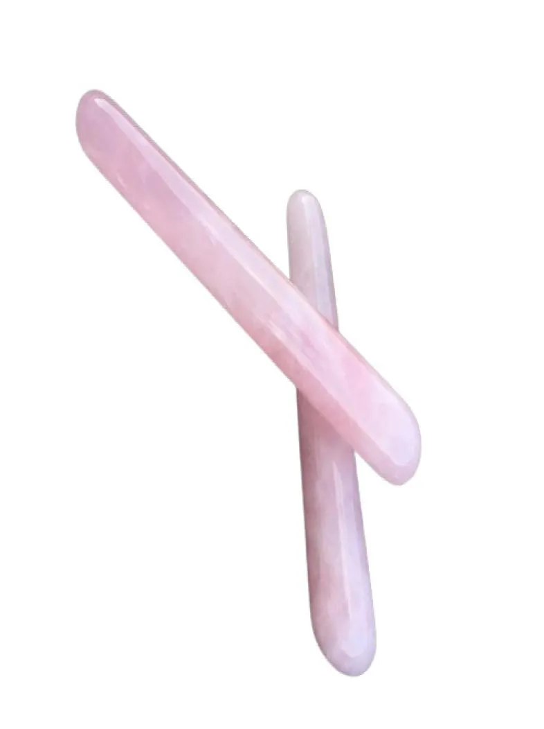 Натуральная прозрачная хрустальная палочка из розового кварца, черная палочка из обсидиана, целебный кристалл, подарок, полированные поделки для 9927374