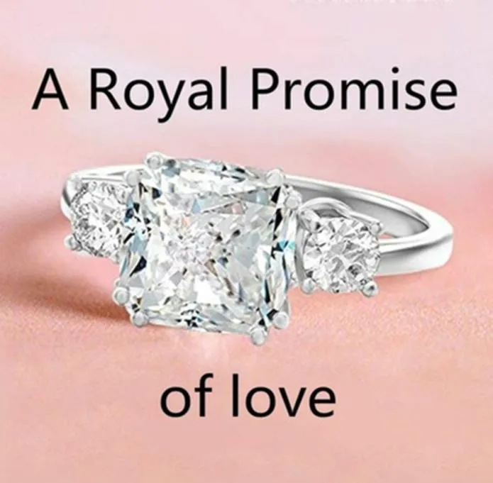 Zhenrong Royal Wedding Jewelry Meghan Markle Princess Megan Simulation Diamond Ring JHMI7856733