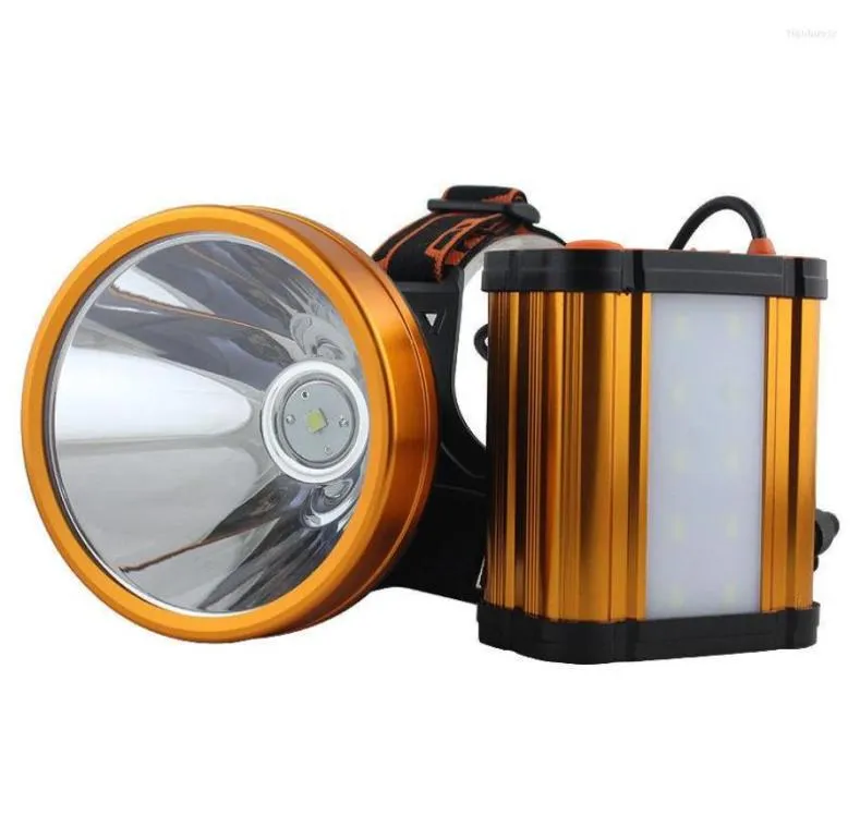 Koplampen Superheldere koplamp Sterk licht Powerbank Taille Hangend Op het hoofd gemonteerde oplaadbare Miner39s-lamp Duurzaam5707856