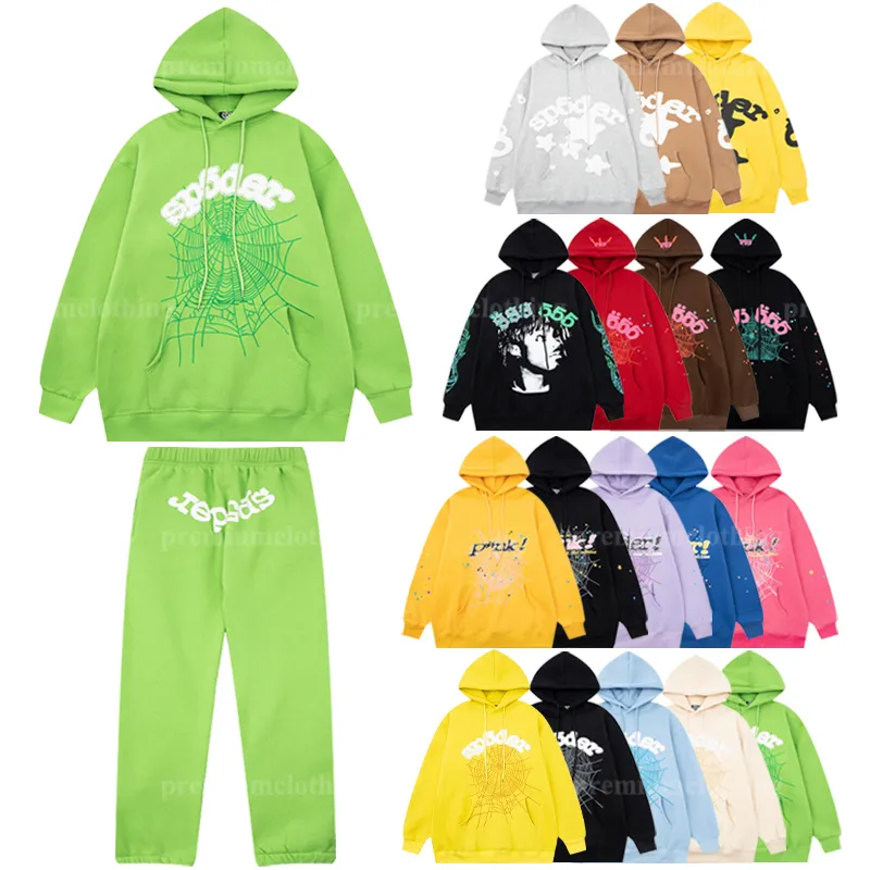 SP5der hoodie Young Thug Style 555555 hoody Hoody Hoody Mens Sweatshirt Kvinnor Pullover Hip Hip Tracksuit Ladys Jumper Pants Set Set Hoodies Set Hoodies S-XL