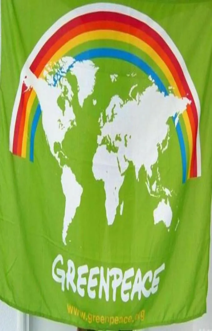 Drapeau greenpeace 3x5FT 150x90cm ventilateur d'impression en Polyester suspendu drapeau de grande quantité avec œillets en laiton 4526862