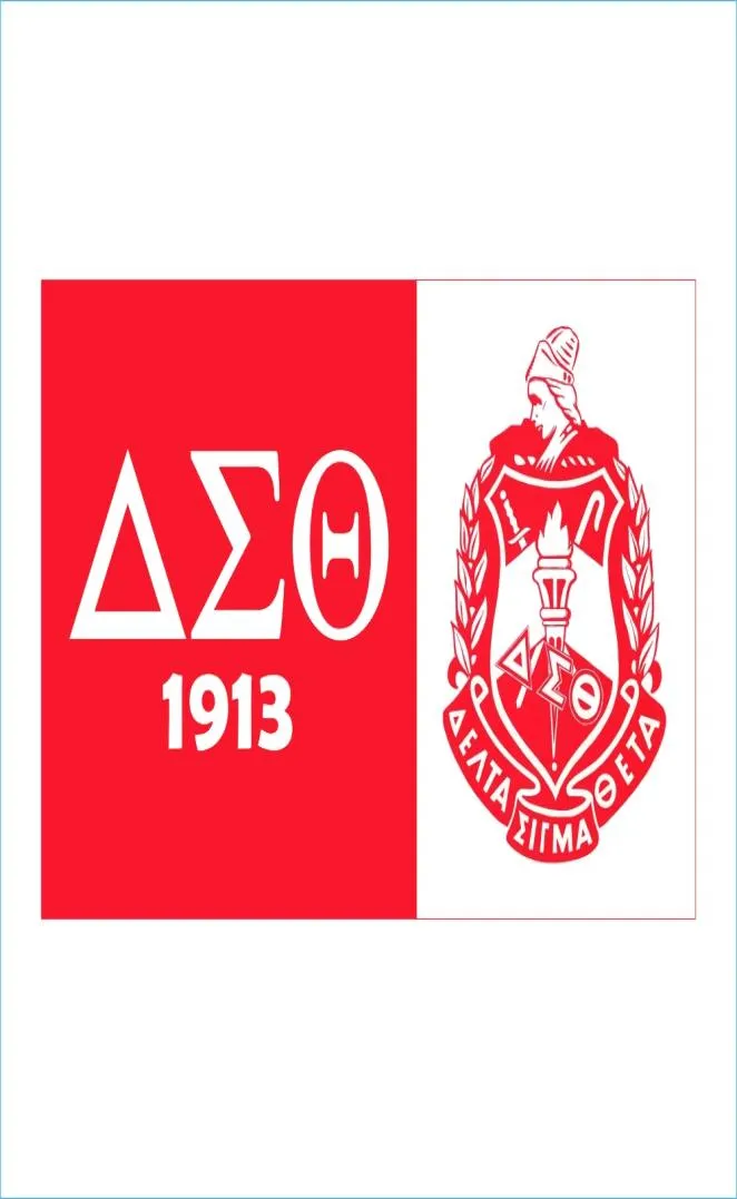 Anpassat digitalt tryck 3x5 fot 90x150cm flagga för vi det grekiska phi delta Sigma theta licensierad officiellt traditionell broderskap ba3784057