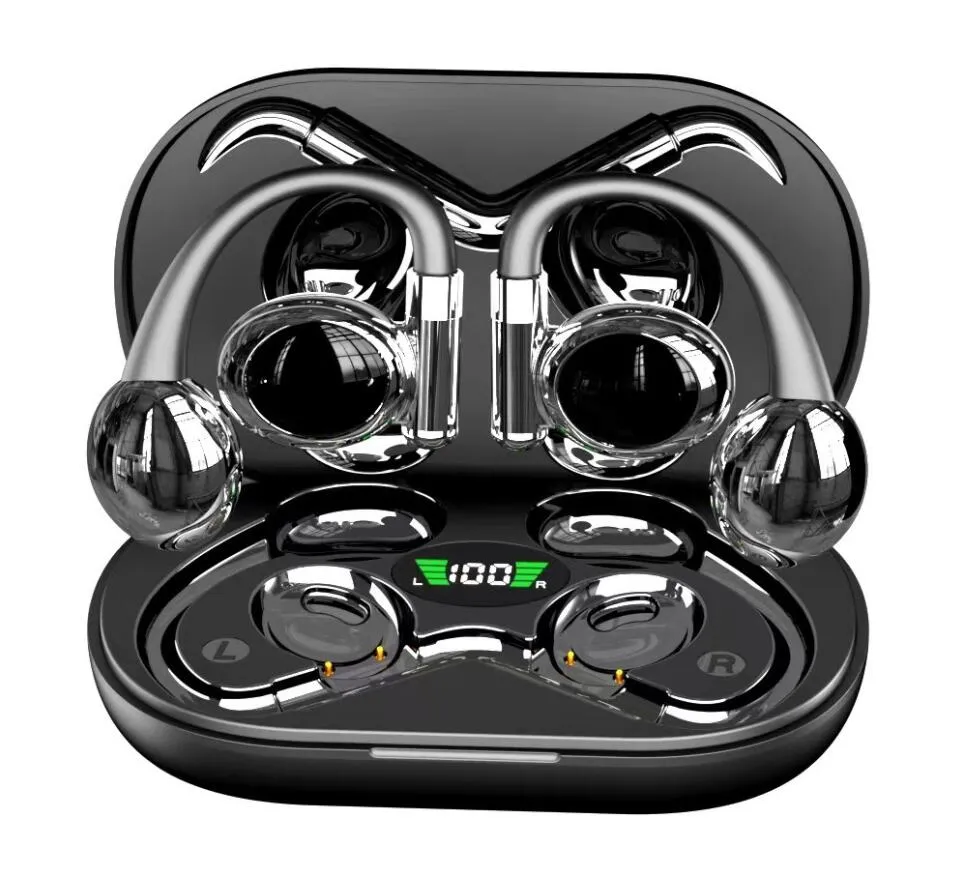 YYK 880 OWS TWS Earphone Waterproof Sports Earphones Wireless Gaiming Earuds Yyk-880 på öronelektropläteringsstil hörlurar