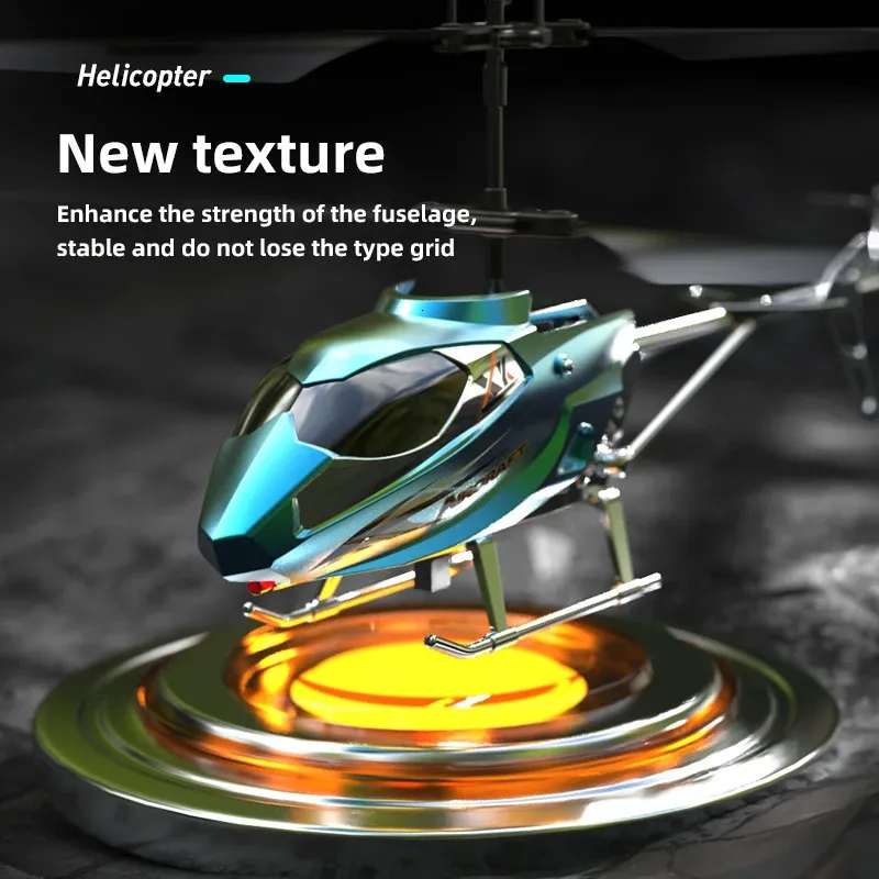 Rc Helicopter Xk913 3.5Ch 2.5Ch Remote Control plane Aircraft Fall Resistant Type-C Charge LED Outdoor Flying Toys for Kids 231228