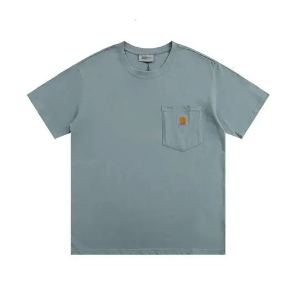 Carhart Shirt Designer T Shirt Top Qualité Classique Petite Étiquette Poche T-shirt À Manches Courtes Lâche et Polyvalent pour Hommes et Femmes Couples Carhartts Shirt 774