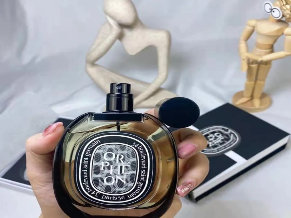 Unisex original quality perfume spray Orpheon 75ml black bottle men women fragrance charming smell and fast delivery2870052