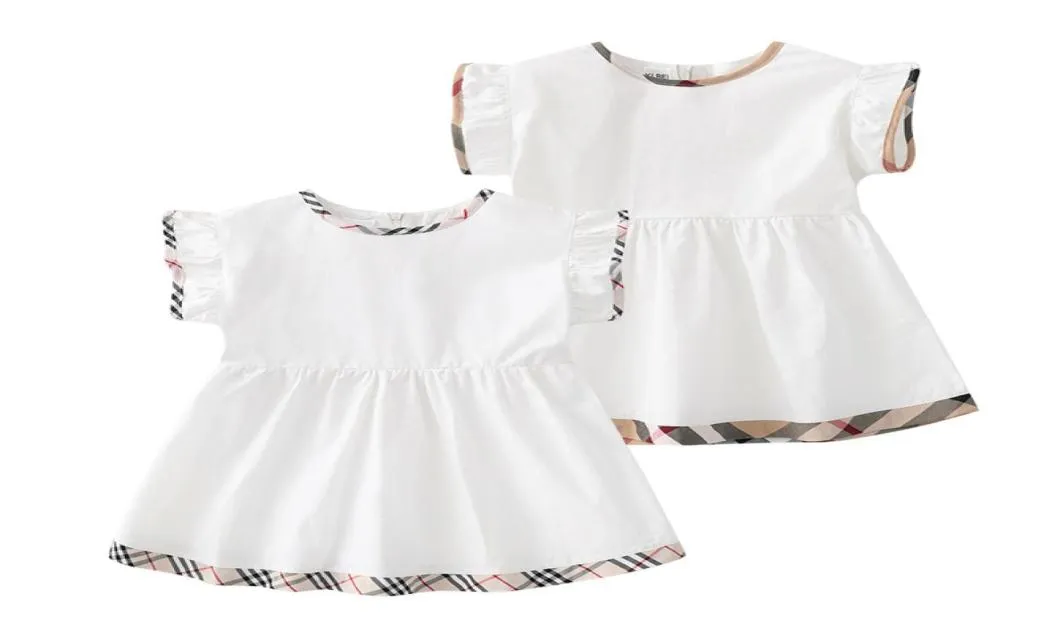 Été bébé filles robes de princesse coton enfants zippe