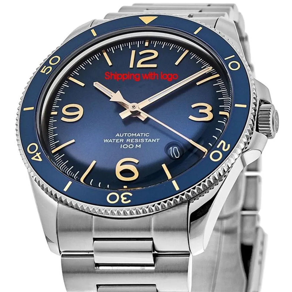 Bell Ross Top Luxury Brand Wristwatches rostfritt stål Rembälte Business Gentleman Premium Waterproof Quartz Watch Men's249C