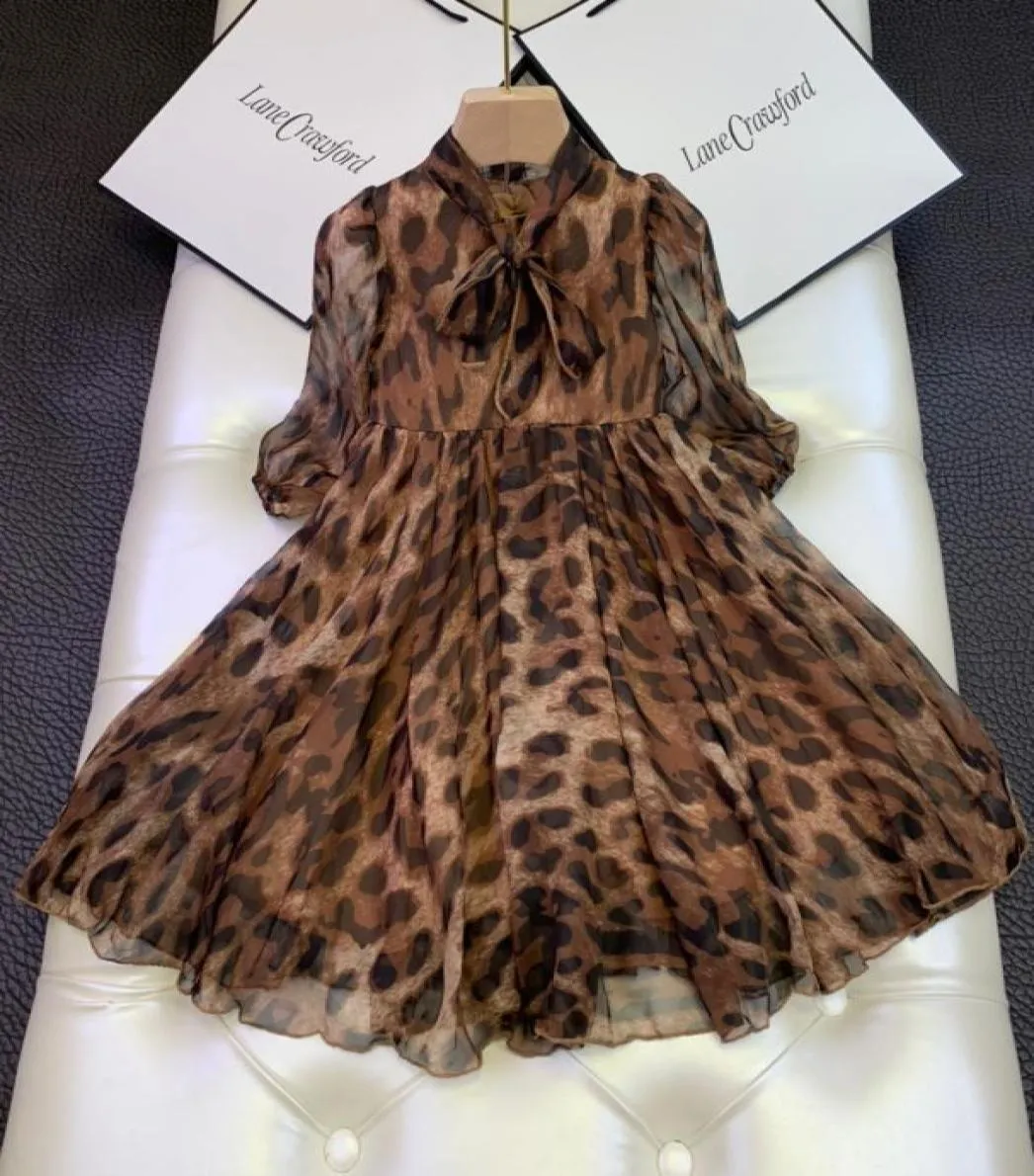 Słodka sukienka dla dzieci letnie dzieci dziobowe wiosenne sukienki z długim rękawem ubrania 4076012