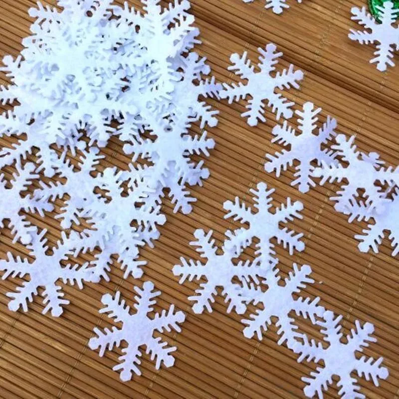 Party Supplies Artificial Snow Flowers Confetti Scatter For DIY Winter Year Christmas Kids Bedroom Wall Stickers Baby Decoration Wh