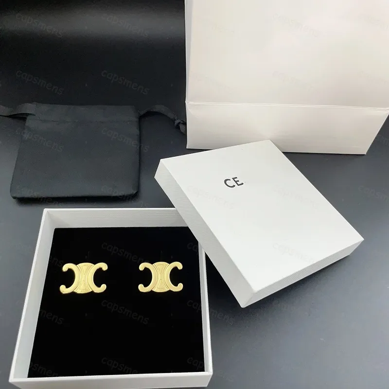 Luxe Hoops Studs Oorbellen Designer Gouden Sieraden CEL Stud Earring Dames Klassieke Merk Oorbellen Ornamenten Sieraden Accessoires Hoop Earing CYD23122707