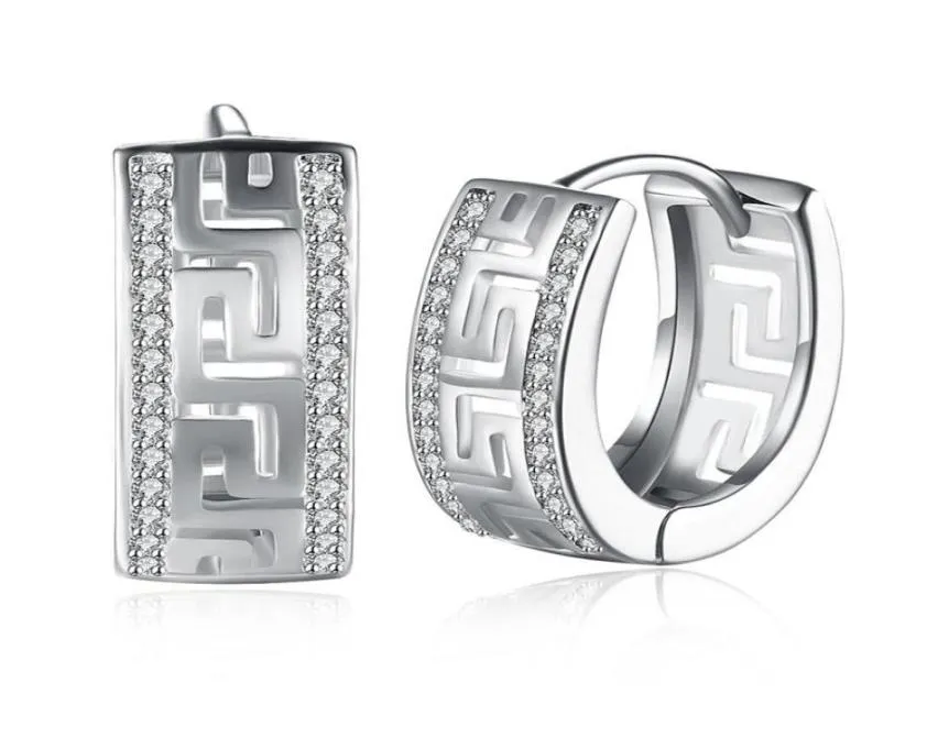 Skmei Lkn021 Digner Stud Jewelry Słynne marki Kobiety po Vashapeape Huggie Studded małe kolczyki obręcze Stylowe Fourcolor Zircon LI1938125