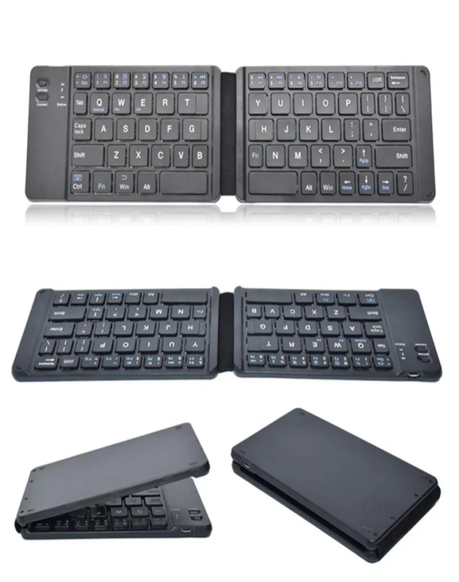 Claviers sans fil Bluetooth mini clavier pliable portable pour WindowsAndroidiosTablet ipadPhone LightHandy4594353