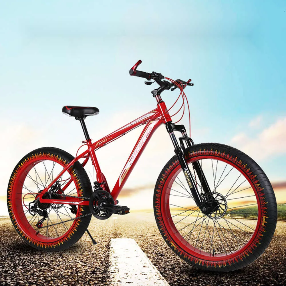 26 Inch Aluminum Alloy Beam Snowy Mountain Student Bike Straight