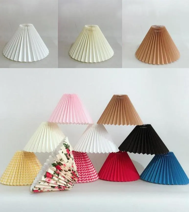 Lamp Covers Shades Japanese Style Fabric Lampshade Pleated Shade For Table Standing Floor Bedroom Decor E276513229