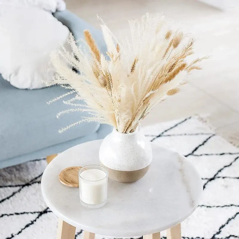 Decorative Flowers 30Pcs Dried Pampas Grass Decor Natural Flower Bouquet With Pampa Tails For Home Boho Wedding Party