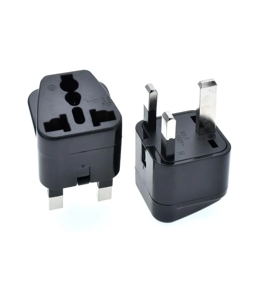 Universele AU US EU naar UK Plug 2 in 1 reisladeradapter TYPE G Hong Kong Singapore Maleisië2700251