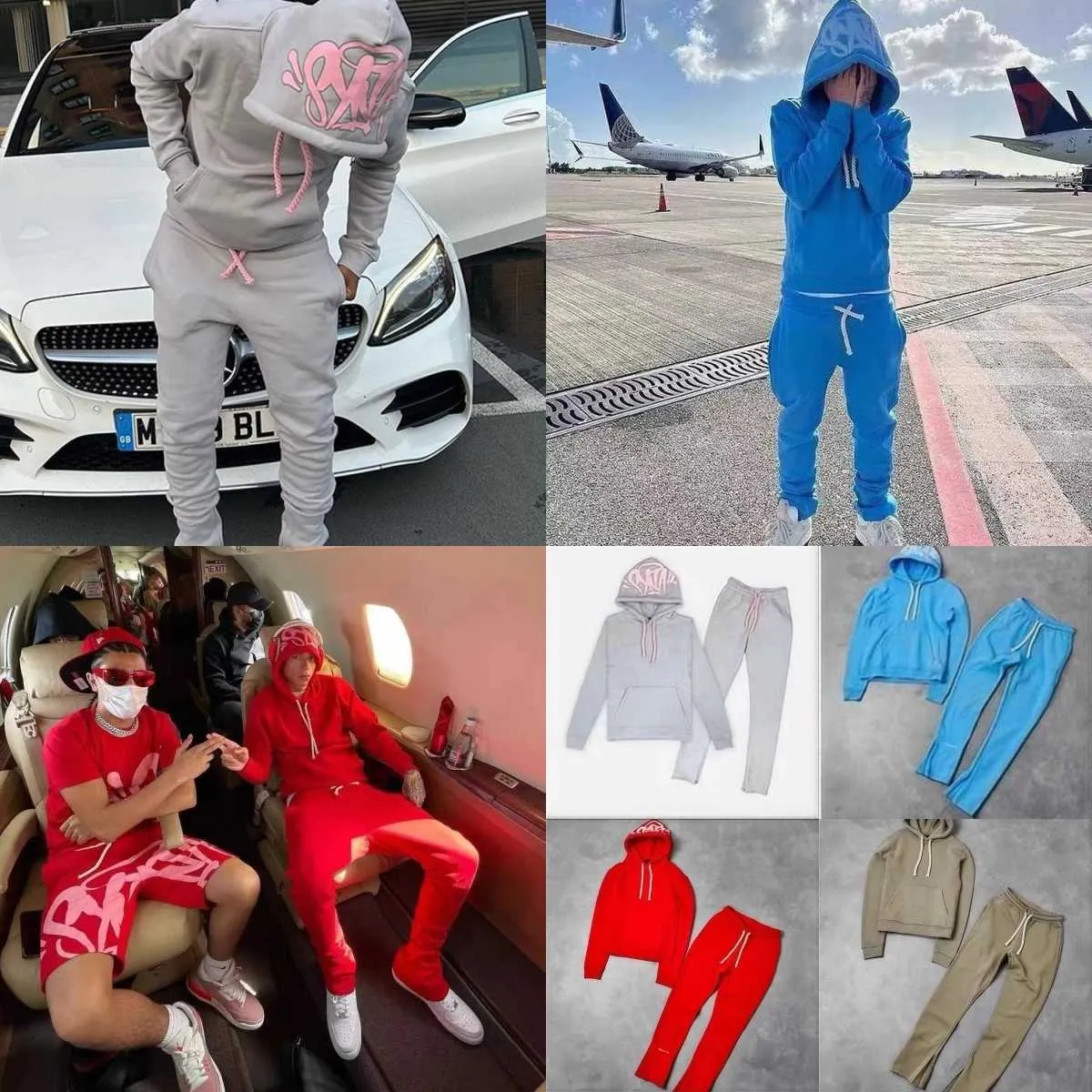 Winter Synaworld Sweatshirt Set: High-Quality Cotton Plush Hoodie