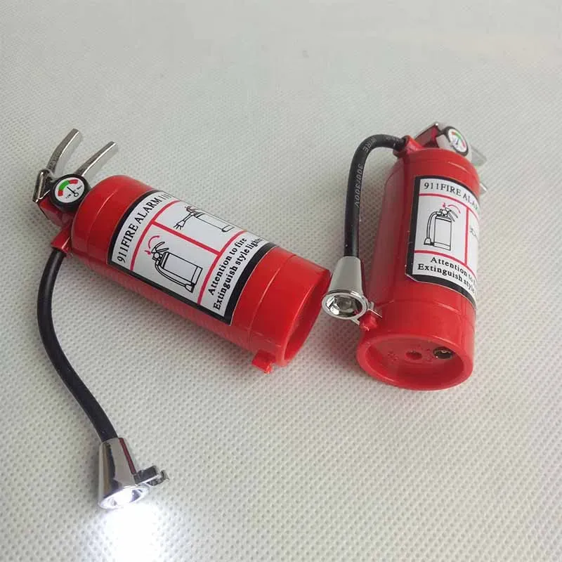 Brandblusser Stijl Butaan Jet Aansteker Sigaar Met LED Zaklamp Hervulbare Geen gas Roken Tool Aanstekers ZZ