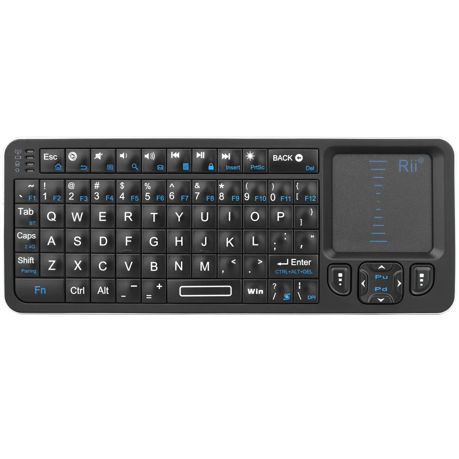 Rii K06 Mini Teclado Bluetooth Retroiluminado 24 GHz Inalámbrico