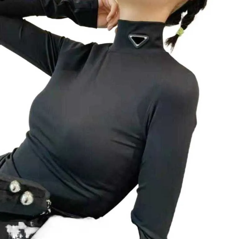 Camicette da donna Camicie Camicie a maniche lunghe a collo alto Felpa per donna Stile slim con collo a sbuffo Camicia da yoga Materiale sottile T-shirt Top 5GUG