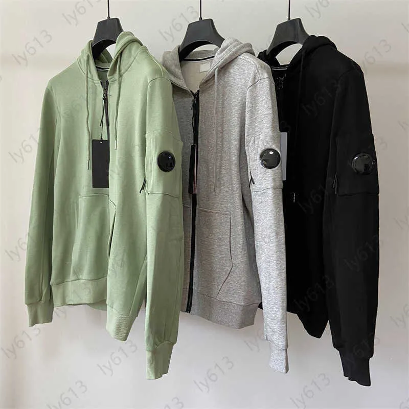 Mens Hoodies Designer Jacket Cp Hoodie Men Sweatshirt Fall Winter Men Outdoor Sports Cardigan Zipper Long Sleeve Hooded Sweater