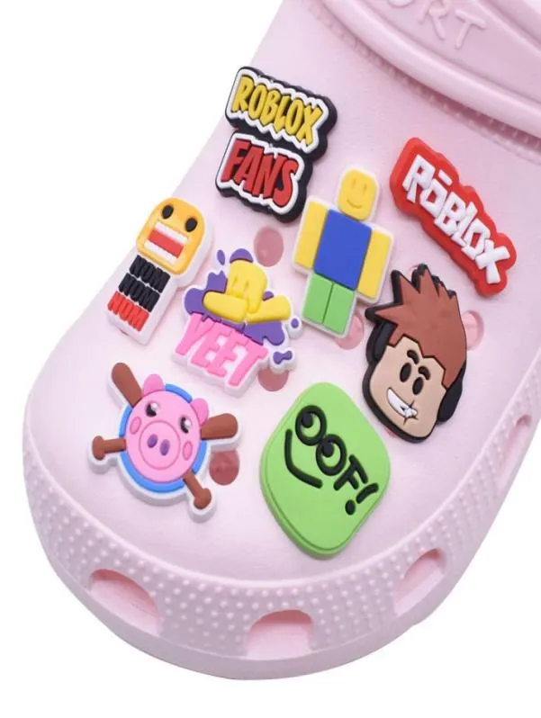 Whole Robx Game Charms Shoes and Wristband Jibiz Bracelet Decoration Party Gifts2428685